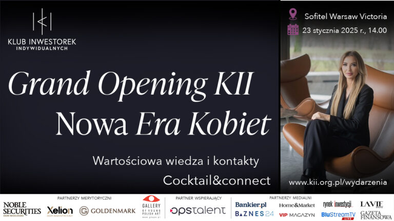 Grand Opening Klubu Inwestorek Indywidualnych – Nowa Era Kobiet