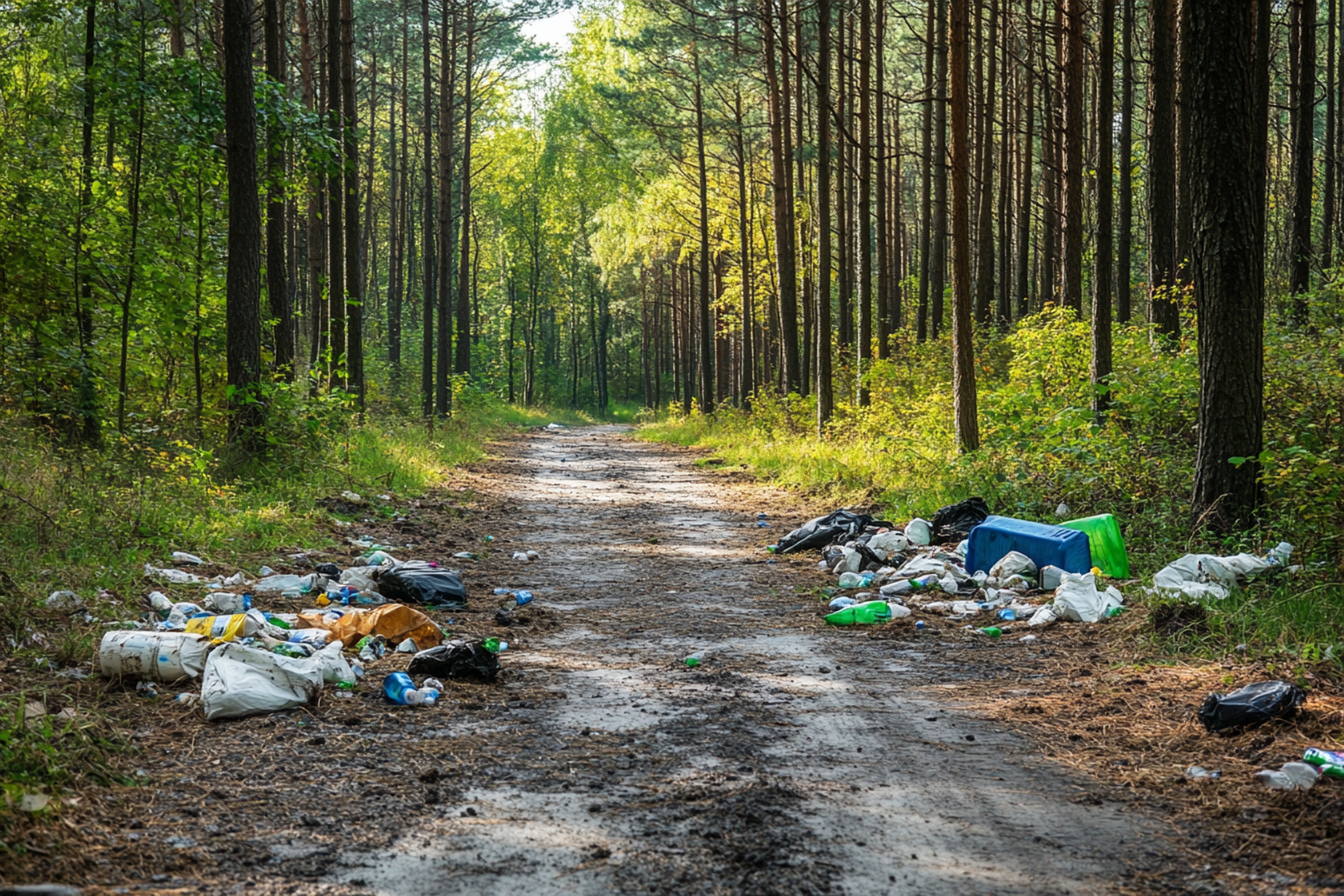 Lasy nie są wysypiskiem – leśnicy apelują o sprzątanie po sobie
